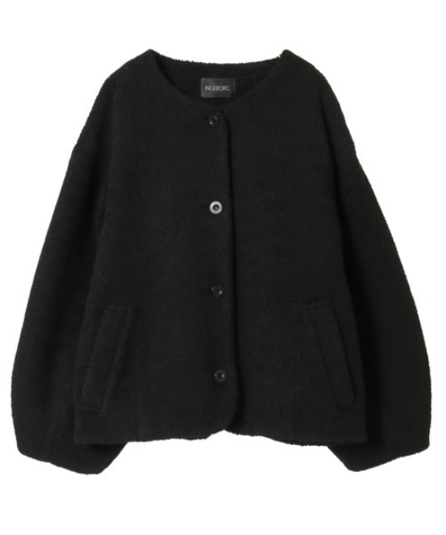 INGEBORG（インゲボルグ）の「【HAPPY ITEM】ボアジャケット（その他アウター・レディース・ブラウン/ブラック・FREE）」の4枚目の写真