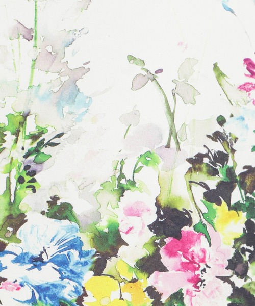 Rose Tiara（ローズティアラ）の「フローラルアートフレアスカート（スカート・レディース・オフホワイト/ブラック・46/42/38）」の22枚目の写真