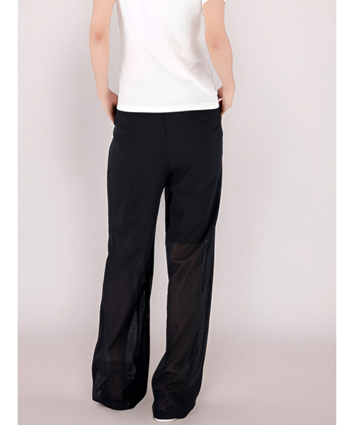 ACUD(アクド)の「Sheer Bending Slacks _Black(スラックス・レディース・ブラック・S/M)」の4枚目の写真