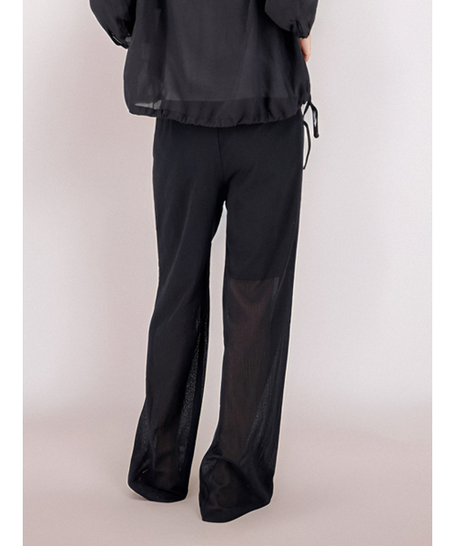 ACUD(アクド)の「Sheer Bending Slacks _Black(スラックス・レディース・ブラック・S/M)」の5枚目の写真