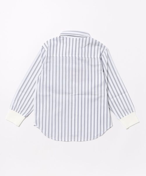 maarook（マルーク）の「ブロードストライプネクタイ付きシャツ（シャツ/ブラウス・キッズ・ブルー・120cm/130cm/110cm）」の19枚目の写真