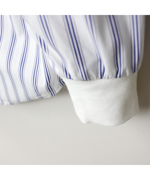 maarook（マルーク）の「ブロードストライプネクタイ付きシャツ（シャツ/ブラウス・キッズ・ブルー・120cm/130cm/110cm）」の13枚目の写真