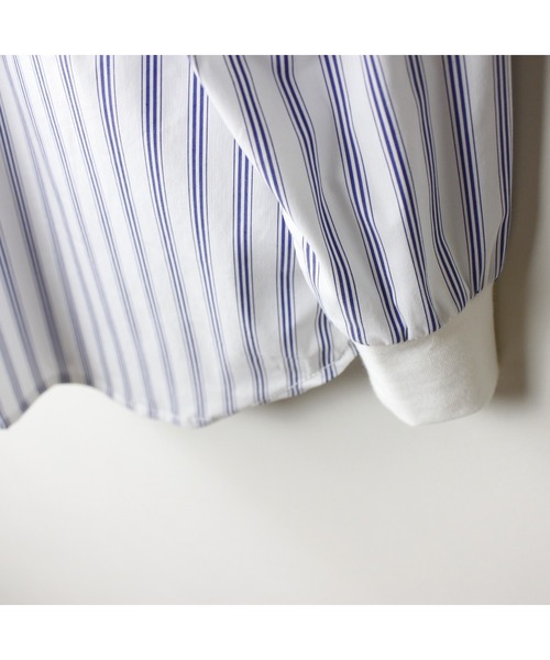 maarook（マルーク）の「ブロードストライプネクタイ付きシャツ（シャツ/ブラウス・キッズ・ブルー・120cm/130cm/110cm）」の17枚目の写真