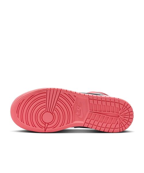JORDAN BRAND(ジョーダンブランド)の「エア ジョーダン 1 MID ジュニアシューズ / Air Jordan 1 Mid Big Kids' Shoes DQ8423-602 Pink Gaze(スニーカー・キッズ・ピンク系その他・25/24.5/24/22.5/23.5/23)」の2枚目の写真