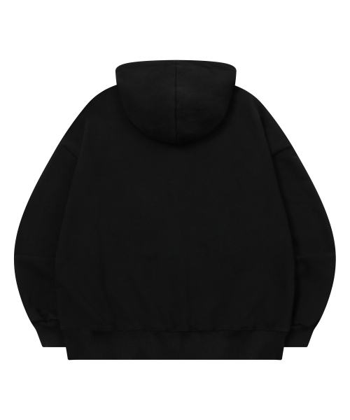 MUCENT(ムセント)の「ヨンドメタルロゴフードパーカー(成人男女共用)(パーカー・レディース・ブラック・S/L)」の6枚目の写真