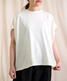 prit（プリット）の「[prit] 綿バガス和紙天竺 2way裾ヒモビッグポンチョカーデ（シャツ/ブラウス）」