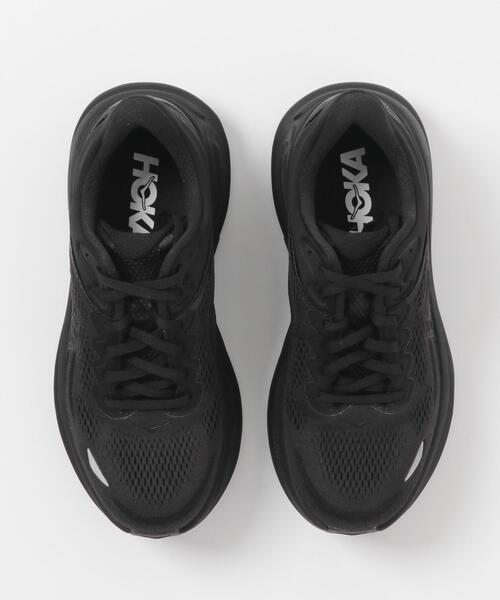 HOKA(ホカ)の「HOKA ONEONE BONDI 9(スニーカー・レディース・ホワイト/ブラック・23/24/25)」の4枚目の写真