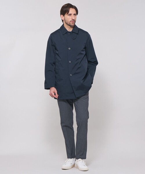 MACKINTOSH LONDON(マッキントッシュ ロンドン)の「ステンカラーフーデッドコート(ステンカラーコート・メンズ・ネイビー/ライトブルー/ライトグレー・38/40/42)」の6枚目の写真