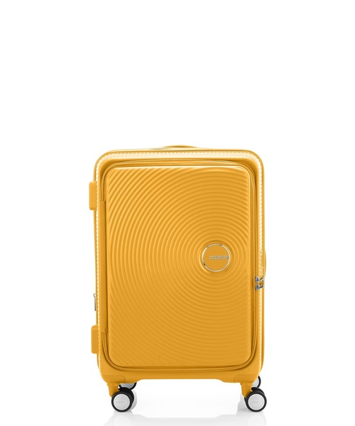 AMERICAN TOURISTER(アメリカンツーリスター)の「アメリカンツーリスター CURIO スピナー68 EXP ブックオープニング ゴールデンイエロー(スーツケース/キャリーバッグ・レディース・イエロー・M)」の3枚目の写真