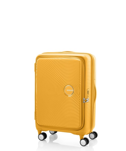 AMERICAN TOURISTER(アメリカンツーリスター)の「アメリカンツーリスター CURIO スピナー68 EXP ブックオープニング ゴールデンイエロー(スーツケース/キャリーバッグ・レディース・イエロー・M)」の2枚目の写真