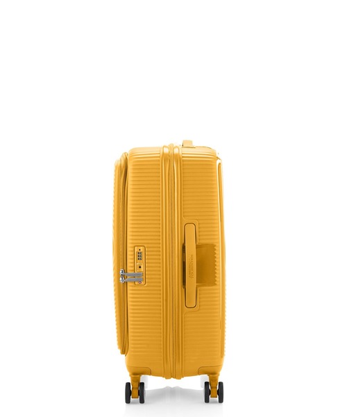 AMERICAN TOURISTER(アメリカンツーリスター)の「アメリカンツーリスター CURIO スピナー68 EXP ブックオープニング ゴールデンイエロー(スーツケース/キャリーバッグ・レディース・イエロー・M)」の4枚目の写真