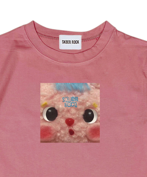 SK8ER ROCK（スケーターロック）の「ズームイン クロップ Tシャツ ((インディアンレッド))（Tシャツ/カットソー・レディース・その他・ONE SIZE）」の3枚目の写真