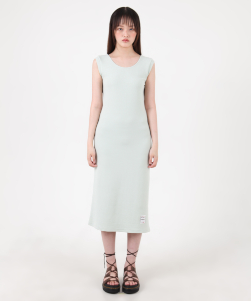 KATHARSIS(カタルシス)の「ワッフルタンクトップバックレスロングワンピースライトグリーン ONE SIZE(ワンピース・レディース・その他・ONE SIZE)」の2枚目の写真