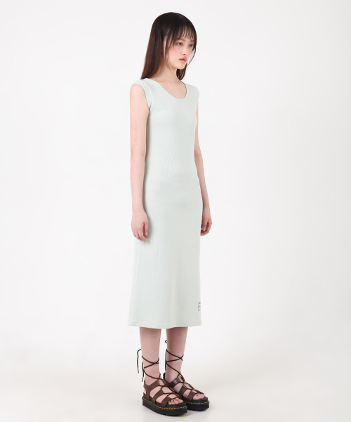 KATHARSIS(カタルシス)の「ワッフルタンクトップバックレスロングワンピースライトグリーン ONE SIZE(ワンピース・レディース・その他・ONE SIZE)」の3枚目の写真