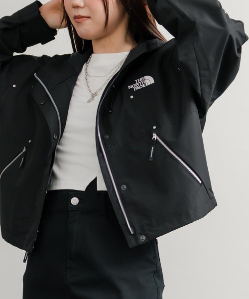 THE NORTH FACE(ザノースフェイス)の「日本未展開モデル WHITE LABEL THE NORTH FACE W'S LINE-X JACKET ラインXジャケット ショートブルゾン(マウンテンパーカー・レディース・ブラック系/ブラック/ライトブラウン・L/S/M)」の6枚目の写真