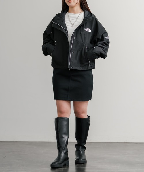 THE NORTH FACE(ザノースフェイス)の「日本未展開モデル WHITE LABEL THE NORTH FACE W'S LINE-X JACKET ラインXジャケット ショートブルゾン(マウンテンパーカー・レディース・ブラック系/ブラック/ライトブラウン・L/S/M)」の7枚目の写真