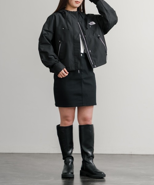 THE NORTH FACE(ザノースフェイス)の「日本未展開モデル WHITE LABEL THE NORTH FACE W'S LINE-X JACKET ラインXジャケット ショートブルゾン(マウンテンパーカー・レディース・ブラック系/ブラック/ライトブラウン・L/S/M)」の8枚目の写真