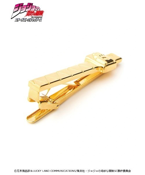 Perfect Suit FActory（パーフェクトスーツファクトリー）の「アニメ『ジョジョの奇妙な冒険 スターダストクルセイダース』タイピン【空条承太郎】（ネクタイピン・メンズ・ゴールド・FREE）」の3枚目の写真