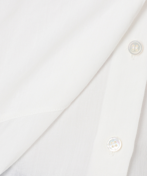 plage(プラージュ)の「《追加》RAMIE LYOCELL CROPPED シャツ(シャツ/ブラウス・レディース・ピンク/ホワイト・FREE)」の11枚目の写真