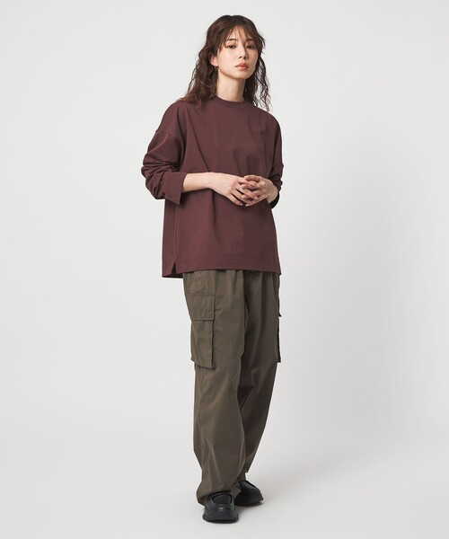 CITEN（シテン）の「＜CITEN＞ヘヴィーウエイトロンT（Tシャツ/カットソー・メンズ・ワイン/ホワイト/ネイビー・S/M/L）」の4枚目の写真