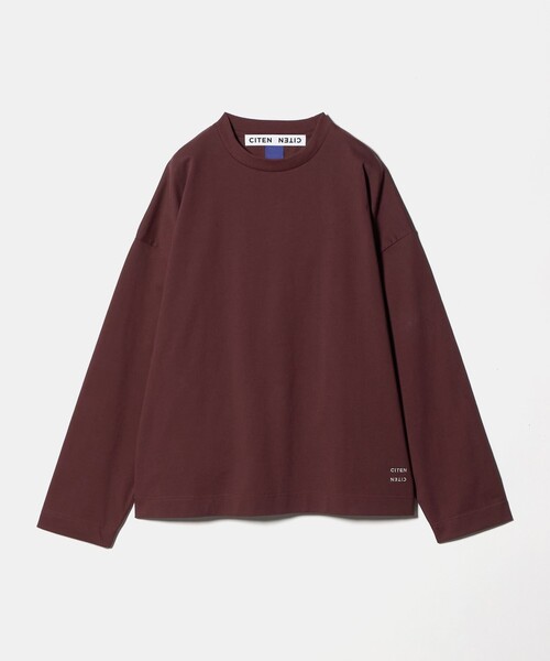 CITEN（シテン）の「＜CITEN＞ヘヴィーウエイトロンT（Tシャツ/カットソー・メンズ・ワイン/ホワイト/ネイビー・S/M/L）」の18枚目の写真