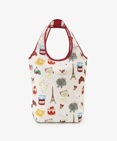 Afternoon Tea（アフタヌーンティー）の「保冷ショッピングラップバッグM/イザベル・ボワノ（エコバッグ/サブバッグ・レディース・ホワイト・ONE SIZE）」の2枚目の写真