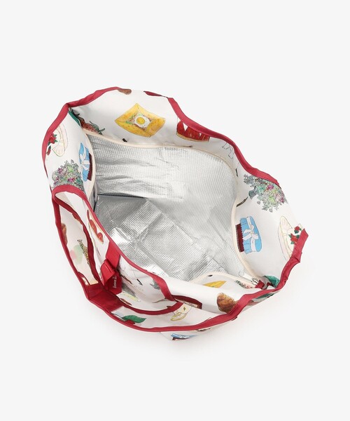 Afternoon Tea（アフタヌーンティー）の「保冷ショッピングラップバッグM/イザベル・ボワノ（エコバッグ/サブバッグ・レディース・ホワイト・ONE SIZE）」の4枚目の写真