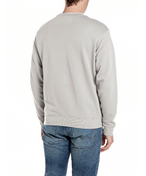 REPLAY（リプレイ）の「コットンテリーフリース（スウェット・メンズ・ライトグレー/ダークネイビー・X-LARGE/MEDIUM/LARGE/SMALL）」の6枚目の写真
