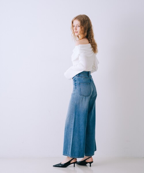 SELFIST（セルフィスト）の「ワンショルダーリボン付きニット　オフショル 2WAY 冬服（ニット/セーター・レディース・ブラック/オフホワイト/ブラック系その他・フリー）」の7枚目の写真