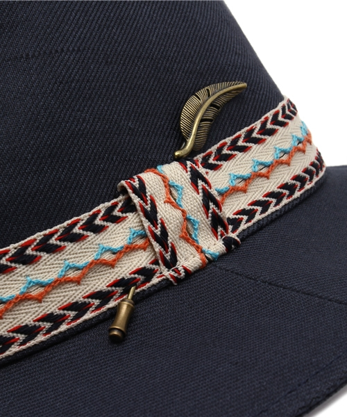 チャイハネ(チャイハネ)の「【チャイハネ】フェザーハット(ハット・レディース・ネイビー/ブラウン・FREE)」の9枚目の写真