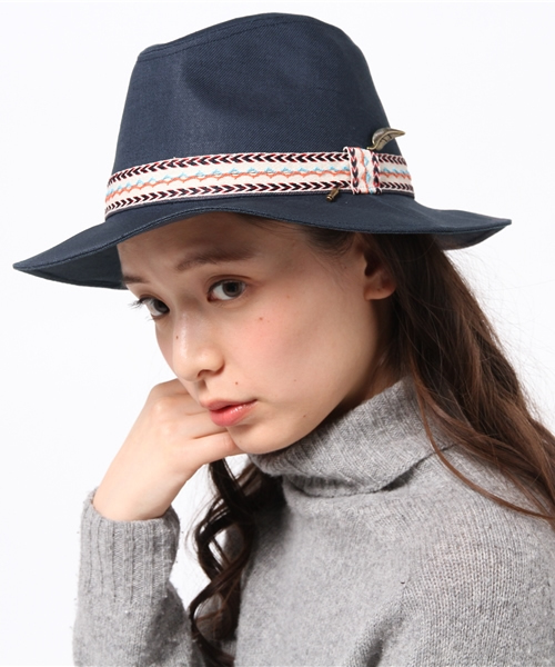 チャイハネ(チャイハネ)の「【チャイハネ】フェザーハット(ハット・レディース・ネイビー/ブラウン・FREE)」の11枚目の写真