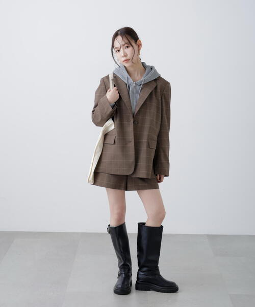 FREE'S MART（フリーズマート）の「Ｗジップベロアパーカー（Tシャツ/カットソー・レディース・グレー/ホワイト・FREE）」の11枚目の写真