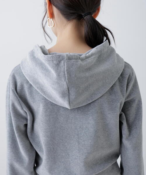 FREE'S MART（フリーズマート）の「Ｗジップベロアパーカー（Tシャツ/カットソー・レディース・グレー/ホワイト・FREE）」の21枚目の写真