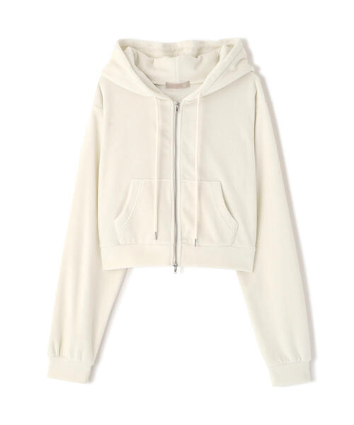 FREE'S MART（フリーズマート）の「Ｗジップベロアパーカー（Tシャツ/カットソー・レディース・グレー/ホワイト・FREE）」の22枚目の写真