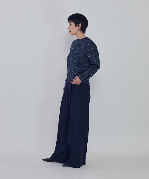 1er Arrondissement(プルミエアロンディスモン)の「ラメノットスパンコールニットプルオーバー(ニット/セーター・レディース・ブルー系その他3/ベージュ・FREE)」の10枚目の写真