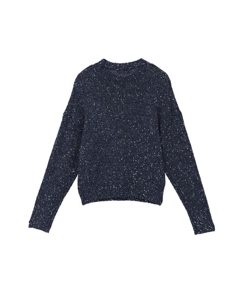 1er Arrondissement(プルミエアロンディスモン)の「ラメノットスパンコールニットプルオーバー(ニット/セーター・レディース・ブルー系その他3/ベージュ・FREE)」の12枚目の写真