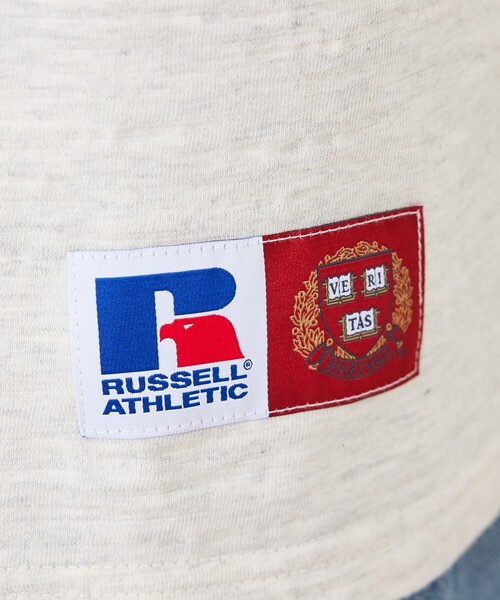 Russell Athletic(ラッセルアスレティック)の「【RUSSELL ATHLETIC / ラッセル アスレティック】University /Harvard/YALE/カレッジロゴ・ユニセックス(Tシャツ/カットソー・メンズ・エンジ/ネイビー/ホワイト系その他/ホワイト系その他2・M/L)」の14枚目の写真