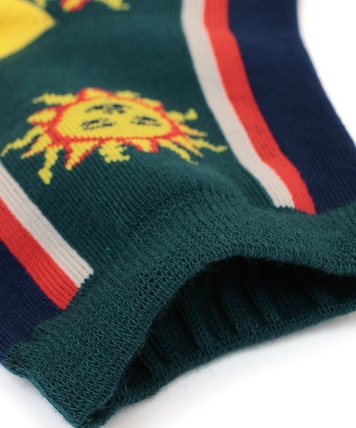 チチカカ（チチカカ）の「フェスティバルモチーフソックス（ソックス/靴下・レディース・イエロー/ネイビー・FREE）」の8枚目の写真