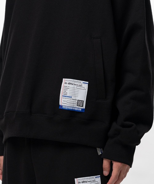 In・stru(men-tal).（インストルメンタル）の「【in・stru(men-tal).】HEAVY WEIGHT FRENCH TERRY PULLOVER（スウェット・メンズ・ライトグレー/ブラック・46/48）」の8枚目の写真