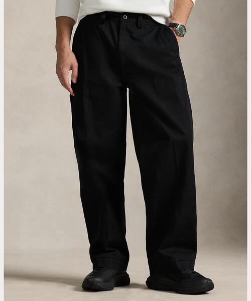 POLO RALPH LAUREN（ポロ ラルフ ローレン）の「Burroughs リラックス フィット Polo Sport パンツ（チノパンツ・メンズ・ブラック系1・34/32/32/32/28/30）」の6枚目の写真