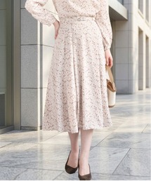 OFUON le MK（オフオンルエムケー）の「レトロフラワープリントスカート/洗える（スカート）」