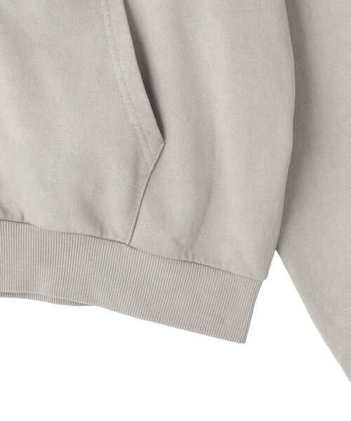 CRAFT STANDARD BOUTIQUE（クラフトスタンダードブティック）の「【ザ・ローリング・ストーンズ】ピグメントスウェットZIPパーカー（パーカー・メンズ・ライトグレー/チャコールグレー・S/L/M）」の6枚目の写真