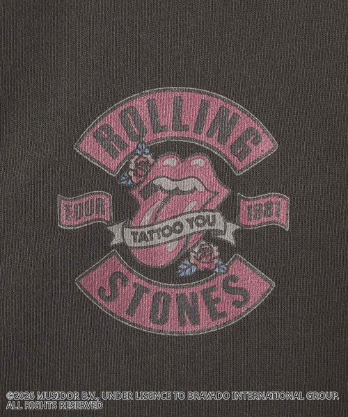 CRAFT STANDARD BOUTIQUE（クラフトスタンダードブティック）の「【ザ・ローリング・ストーンズ】ピグメントスウェットZIPパーカー（パーカー・メンズ・ライトグレー/チャコールグレー・S/L/M）」の9枚目の写真