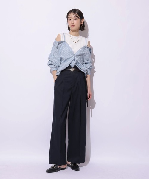 ベルト付きチノパン（その他パンツ）｜Mystrada（マイストラーダ）の