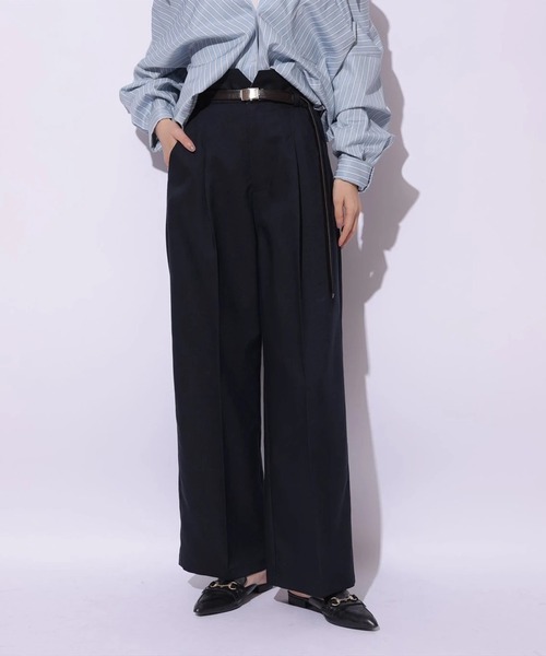 Mystrada(マイストラーダ)の「ベルト付きチノパン(その他パンツ・レディース・キャメル/ネイビー/ホワイト・38/36/34)」の19枚目の写真