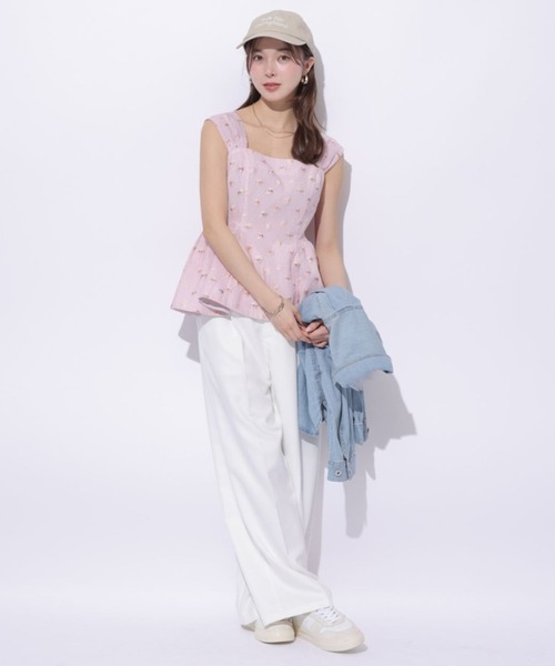 Mystrada(マイストラーダ)の「ベルト付きチノパン(その他パンツ・レディース・キャメル/ネイビー/ホワイト・38/36/34)」の21枚目の写真