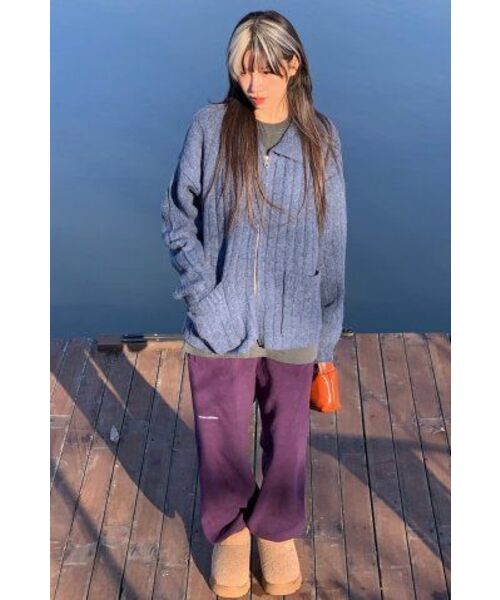 IDWS(アイドンワナセル)の「Wave Line Boucle Collar Knit Blue(カーディガン/ボレロ・レディース・その他・0/2)」の11枚目の写真