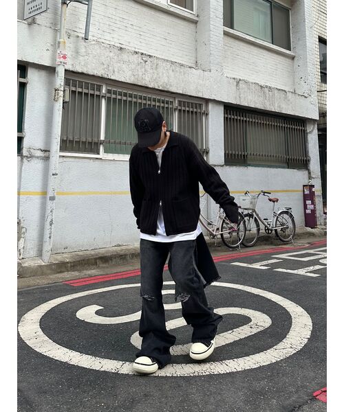 IDWS(アイドンワナセル)の「Wave Line Boucle Collar Knit Blue(カーディガン/ボレロ・レディース・その他・0/2)」の12枚目の写真