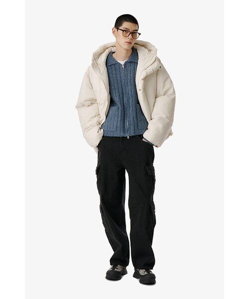 IDWS(アイドンワナセル)の「Wave Line Boucle Collar Knit Blue(カーディガン/ボレロ・レディース・その他・0/2)」の14枚目の写真