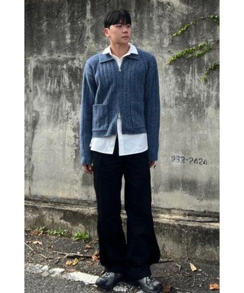 IDWS(アイドンワナセル)の「Wave Line Boucle Collar Knit Blue(カーディガン/ボレロ・レディース・その他・0/2)」の21枚目の写真